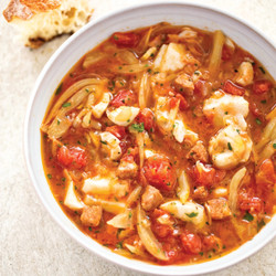 Mediterranean-style Fish Stew For Two