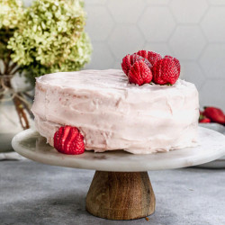 Homemade Strawberry Cake