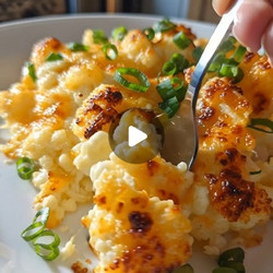 Cauliflower Cheese Protein Bake