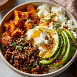 Hot Honey Cottage Cheese Bowl