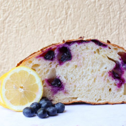 Lemon Blueberry Sourdough Bread