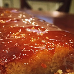 Sticky Orange Marmalade Cake With Golden Syrup
