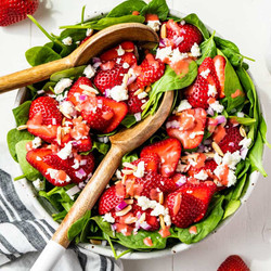 Strawberry Spinach Salad