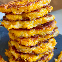 Cheesy Butternut Squash Fritters