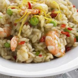 Lemony Prawn &amp; Pea Risotto