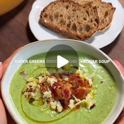 Super Greens Broccoli And Cheddar Soup