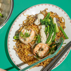 Thi Le’s Ultra-crispy Egg Noodles With Seafood