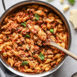 Ground Turkey Pasta (30-minute Dinner!)