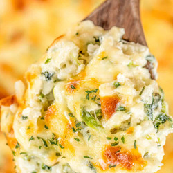 Spinach &amp; Artichoke Rice Casserole