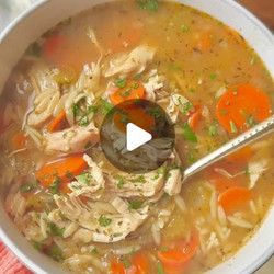 Lemon Chicken And Orzo Soup