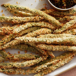 Air Fryer Tempura-inspired Green Beans