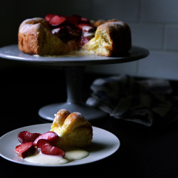 Nancy Silverton's Creme Fraiche Brioche Tart