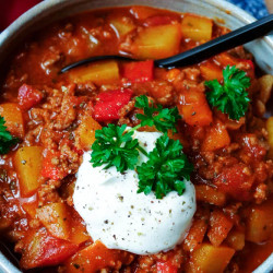 Bauerntopf Mit Hackfleisch Und Kartoffeln