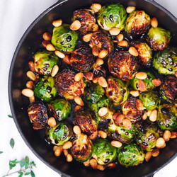 Brussels Sprouts With Balsamic Glaze