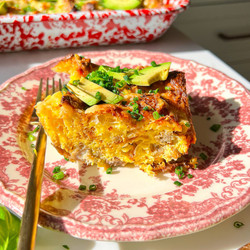 Italian Sausage Croissant Breakfast Bake