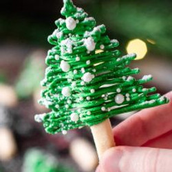 Christmas Tree Shortbread Sticks