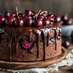 Chocolate Cherry Pie Filling Cake