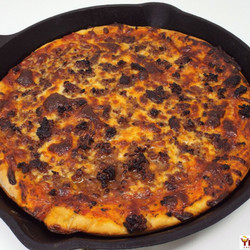 Cast Iron Italian Sausage Pizza