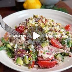 Creamy Greek Protein Power Bowl