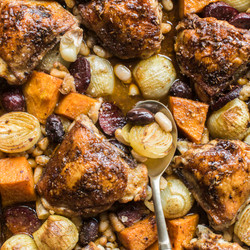 Chicken, Pumpkin &amp; Chorizo Bake
