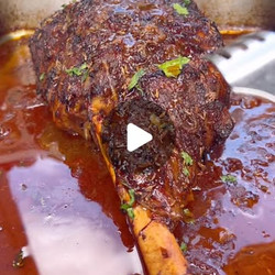 Slow Roasted Leg Of Lamb