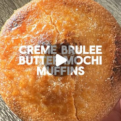 Brown Butter Crème Brûlée Butter Mochi