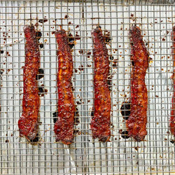 Sweet, Savory, Crisp Candied Bacon
