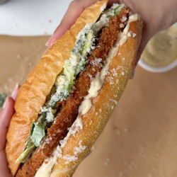Crispy Chicken Caesar Sandwich