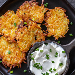 Classic Potato Latkes (crazy Easy)