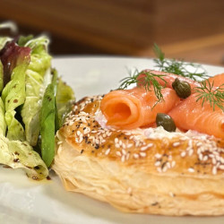Neven Maguire's Smoked Salmon Galettes apps starters