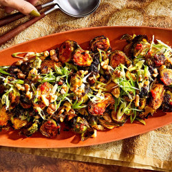 Roasted Brussels Sprouts With Gochujang Brown Butter