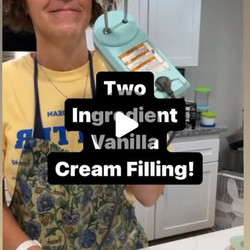 Easy cake filling cream and pudding mix