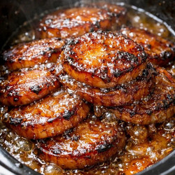 Slow Cooker Savory Russet Disks