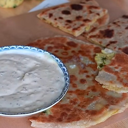 Potatoes &amp; Cheese Stuffed Paratha