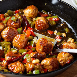 Kung Pao Chicken/Beef Meatballs