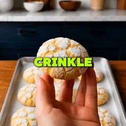 Bakery-style Lemon Crinkle Cookies