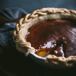 Pumpkin Pie With Butterscotch