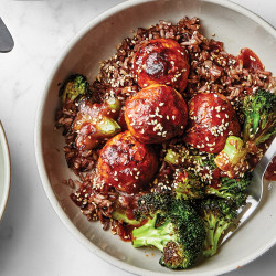 Sheet-pan Chicken Meatballs