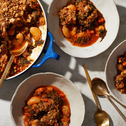 Slow-baked Beans With Kale (martha Rose Shulman)