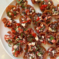 Crispy Salami Cups