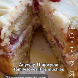 Lemon Raspberry Cake