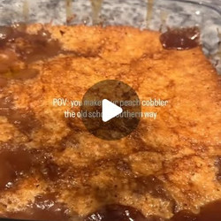 Buttery Peach Cobbler