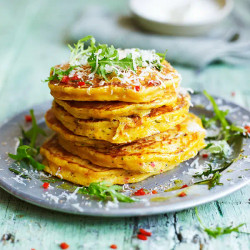 Leftover Squash Pancakes