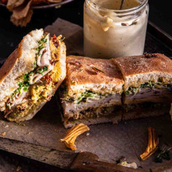 Sun-dried Tomato Pesto Turkey Sandwich