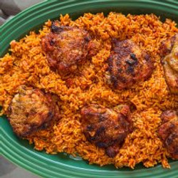 8Jollof Rice And Chicken (one Pot)