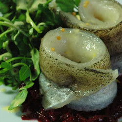 Whiting Rollmops With Beetroot Compote
