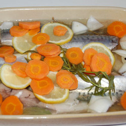 Maquereaux Froids Au Vin Blanc