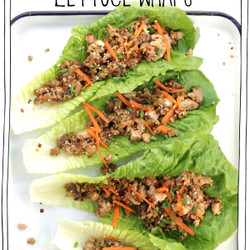 Vegan Mushroom Tofu Lettuce Wraps