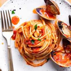 Linguini and Red Clam Sauce