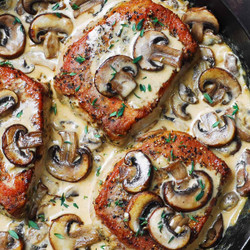 Creamy Mushroom Pork Chops
